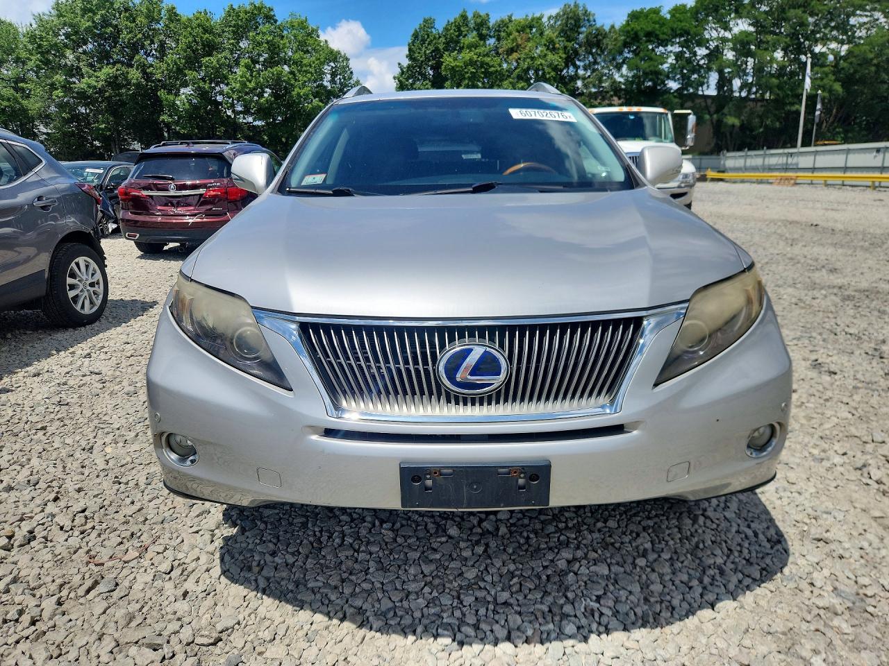 2011 Lexus Rx 450h Silver vin: JTJBC1BA1B2423900