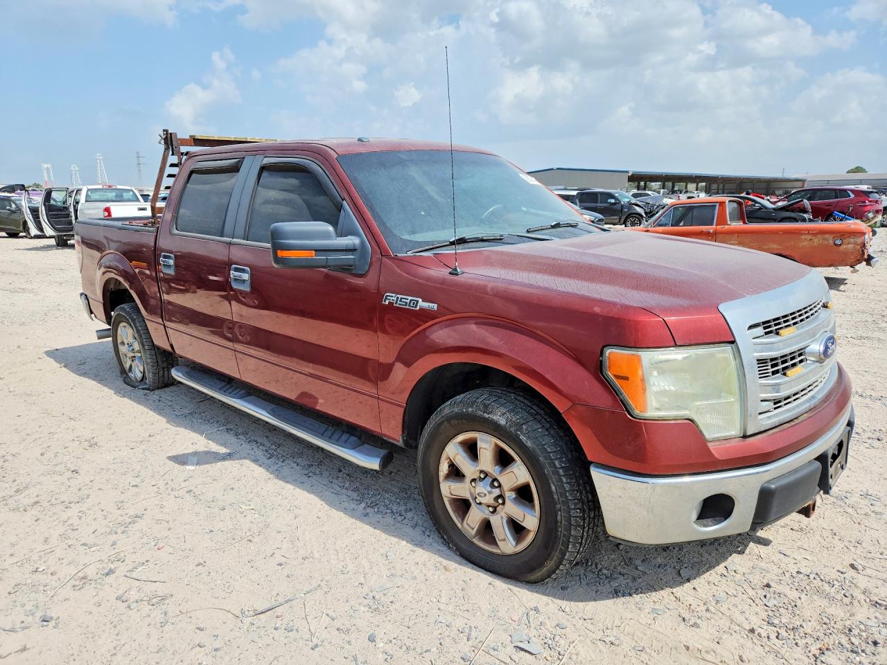 2014 Ford F150 Supercrew Red vin: 1FTFW1CF1EKF73886