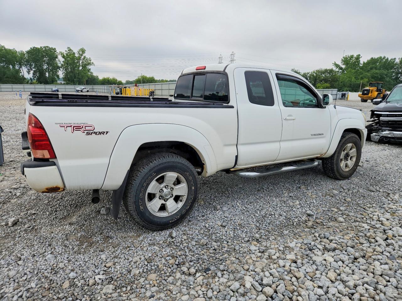 2007 Toyota Tacoma Access Cab Белый vin: 5TEUU42N77Z351374