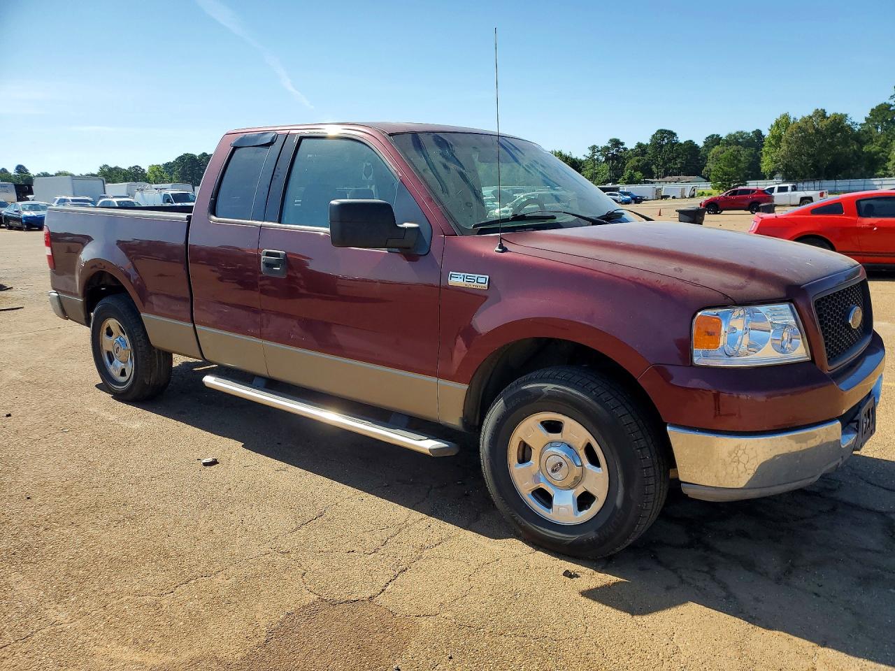 2004 Ford F150 Темно-бордовый vin: 1FTRX12W34NA71552