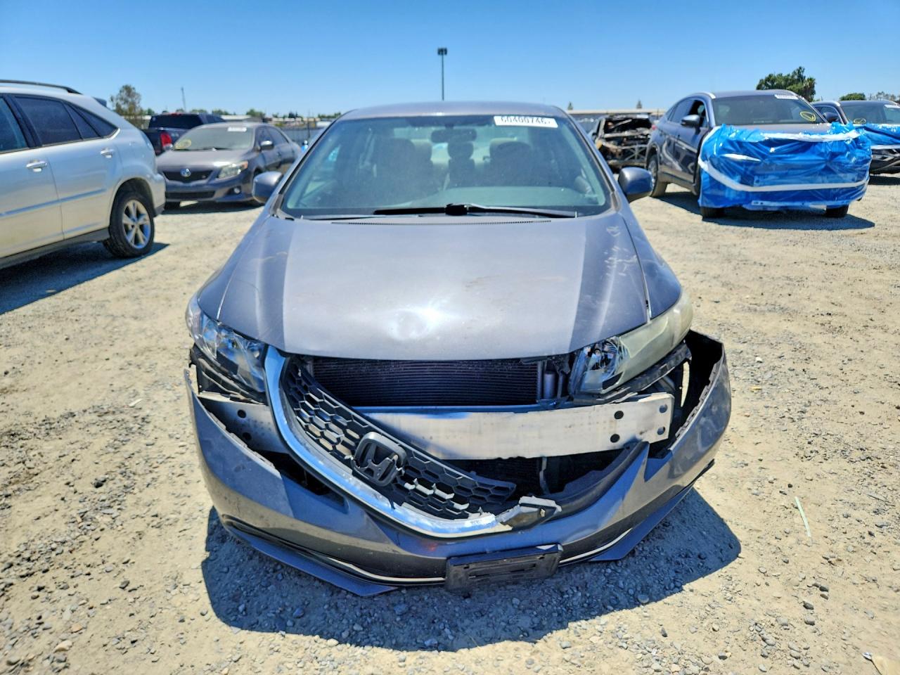 2013 Honda Civic Lx Charcoal vin: 19XFB2F53DE088736