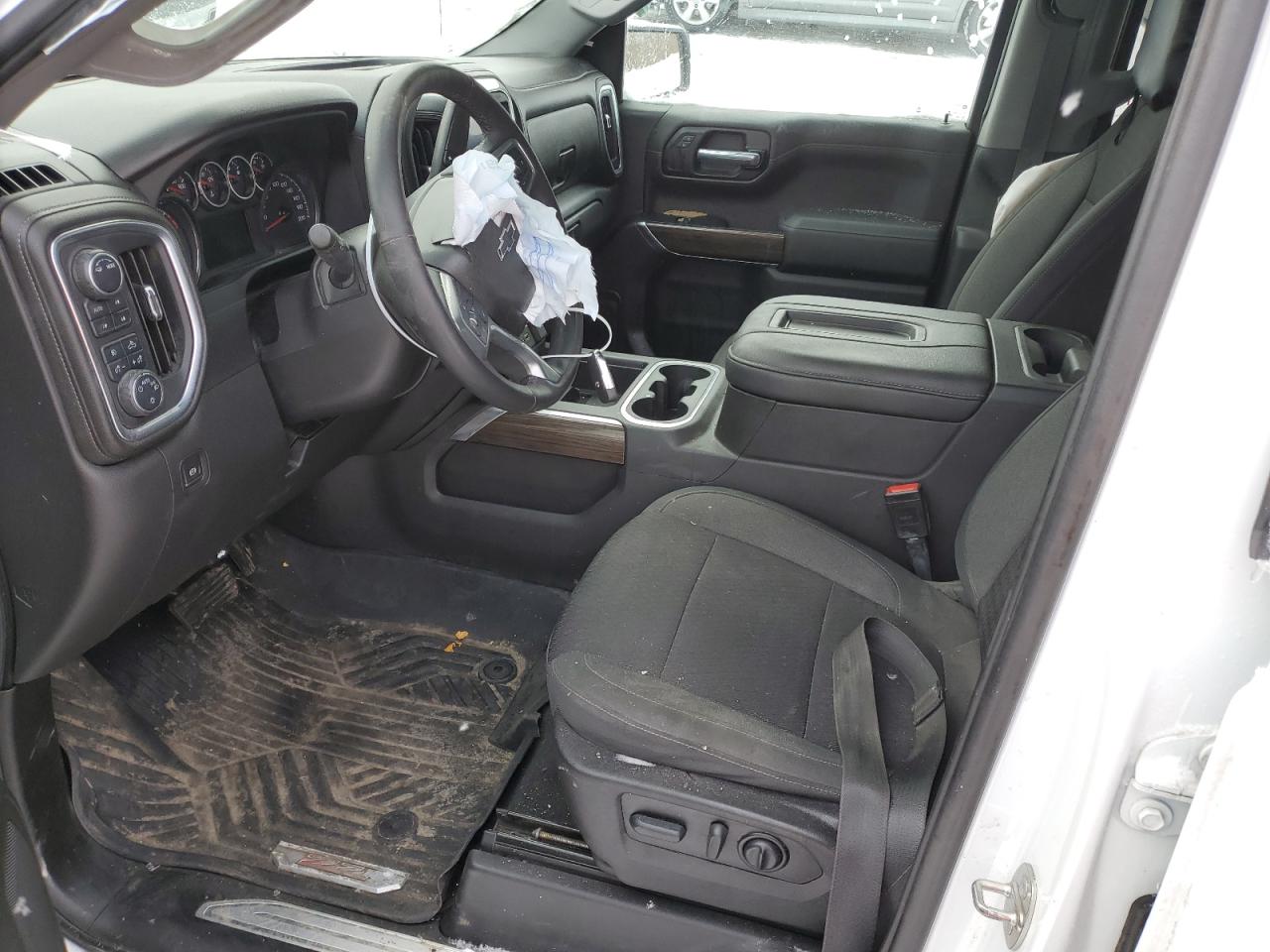 2022 Chevrolet Silverado Ltd K1500 White vin: 3GCUYEET2NG205767