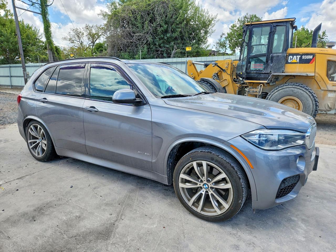 2015 Bmw X5 Xdrive50i Silver vin: 5UXKR6C58F0J78674