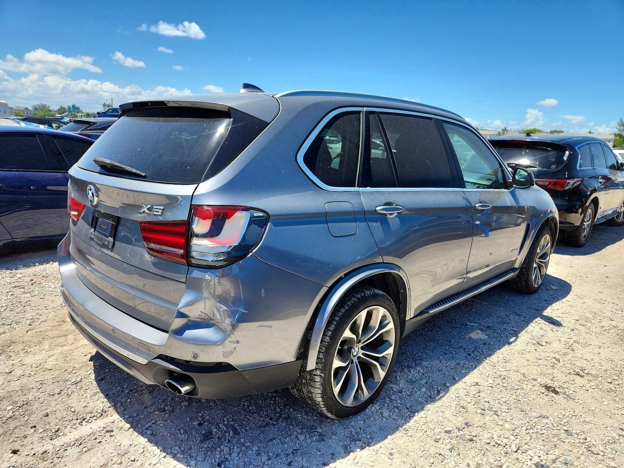 2014 Bmw X5 Xdrive35i Gray vin: 5UXKR0C54E0H21436