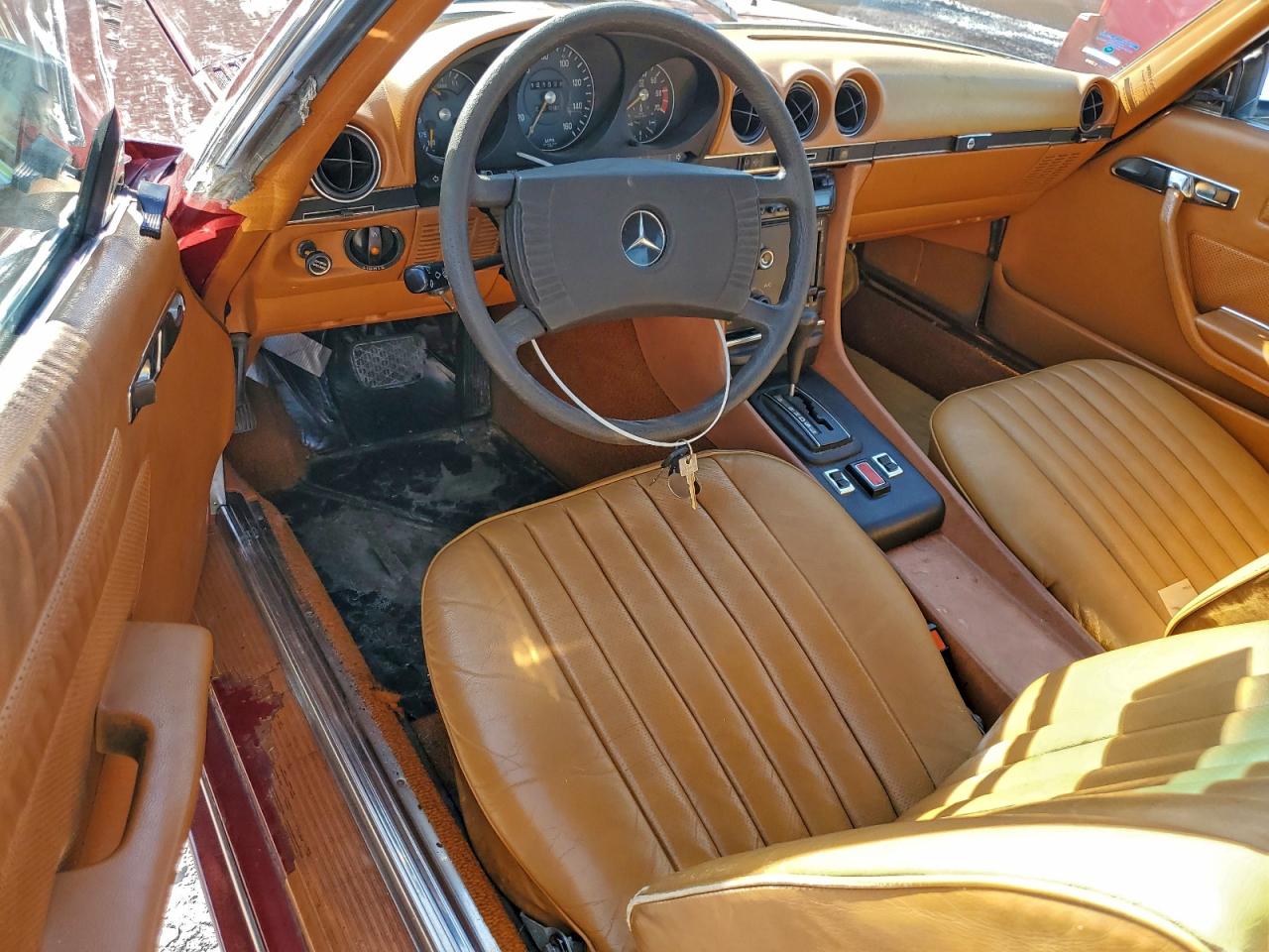1976 Mercedes Benz 450 Sl Red vin: 10704412031923
