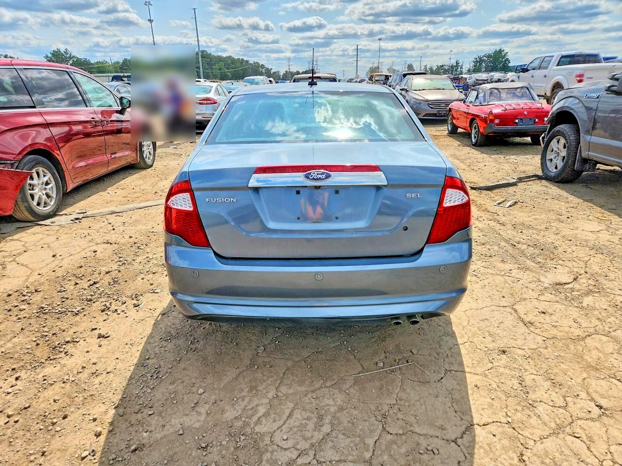 2012 Ford Fusion Sel Blue vin: 3FAHP0JA9CR169031