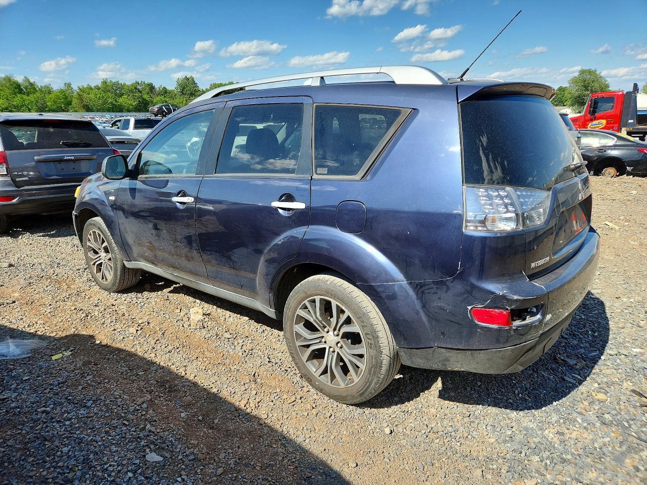 2008 Mitsubishi Outlander Xls Blue vin: JA4MT41XX8Z002724