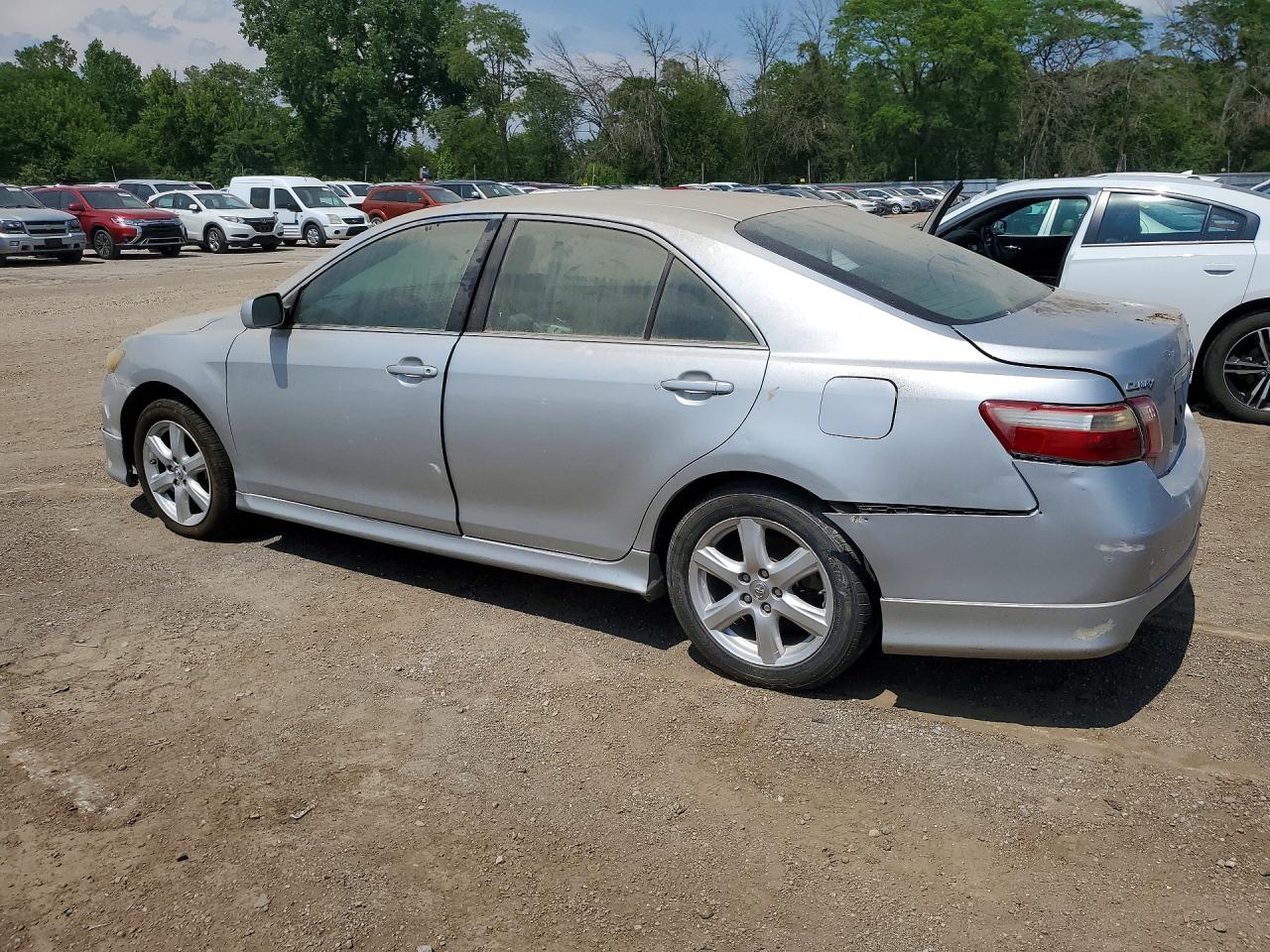 2007 Toyota Camry Se Silver vin: 4T1BE46K97U053532