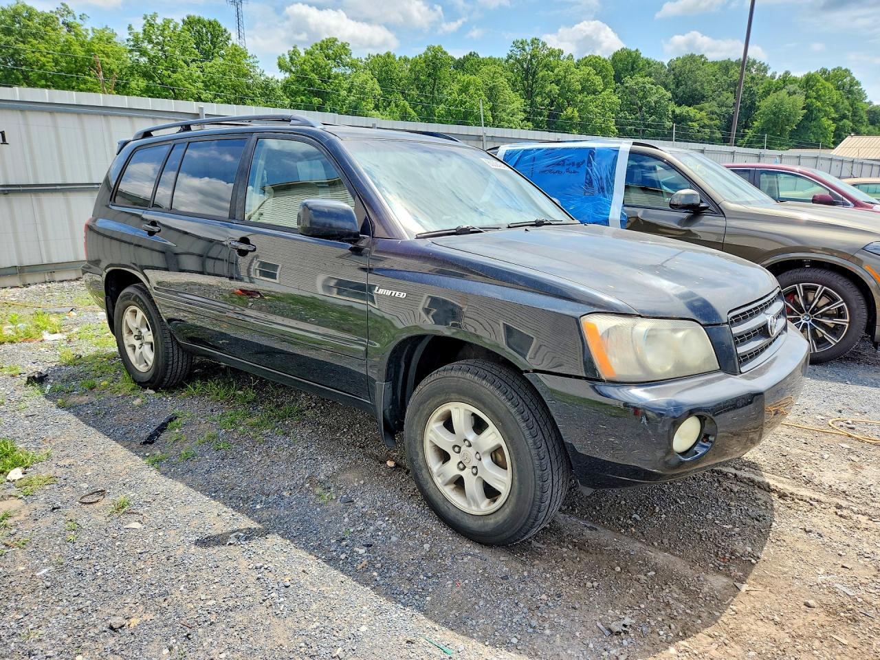 2001 Toyota Highlander Base Black vin: JTEHF21A910026260