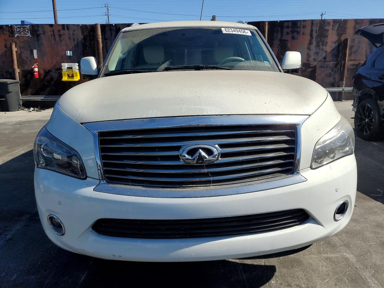 2012 Infiniti Qx56 Base White vin: JN8AZ2NE6C9021322