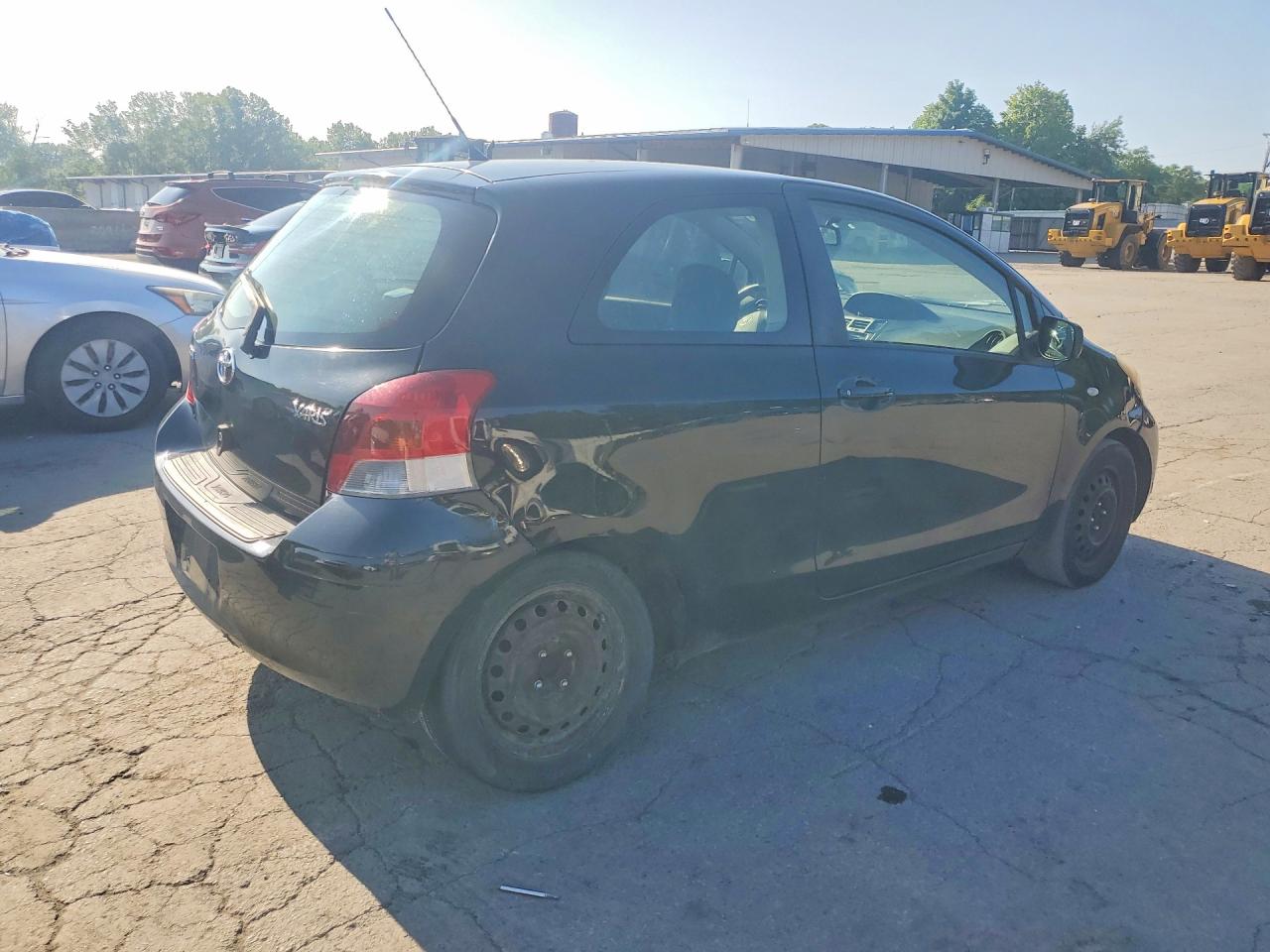 2010 Toyota Yaris Base Black vin: JTDJT4K32A5322962