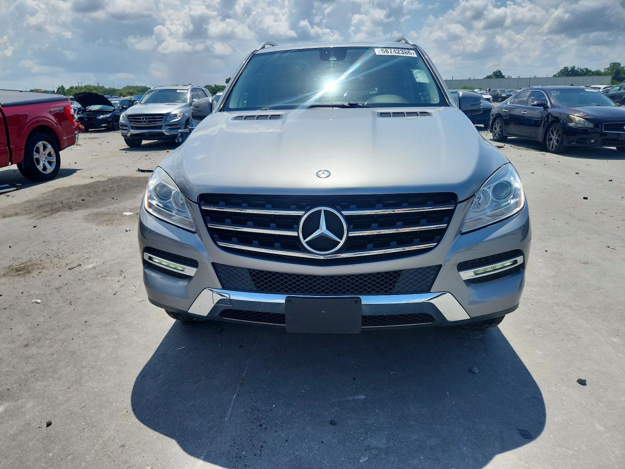 2015 Mercedes-benz Ml 350 Gray vin: 4JGDA5JB2FA618592