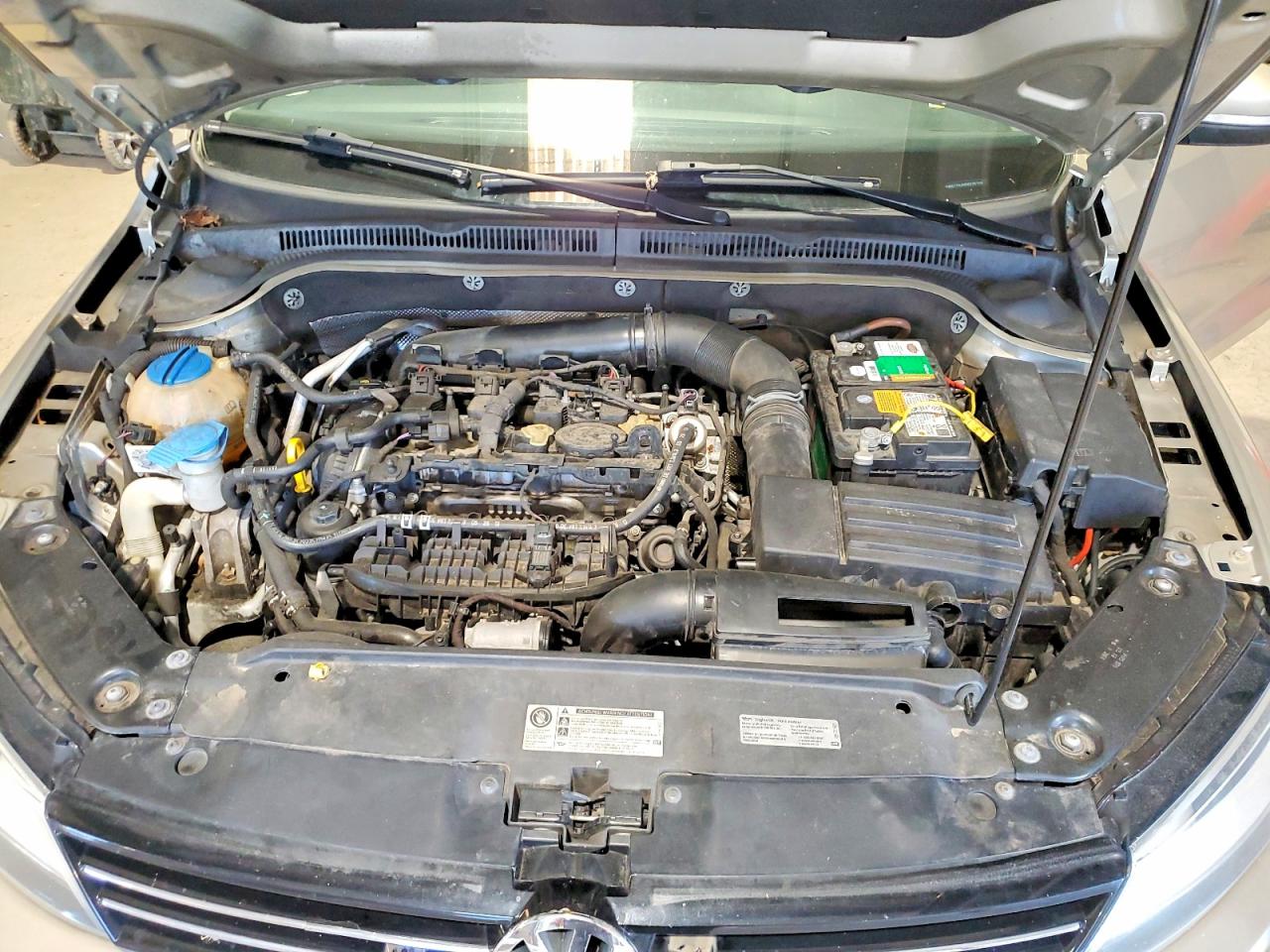2014 Volkswagen Jetta Se Gray vin: 3VWD17AJ5EM235106