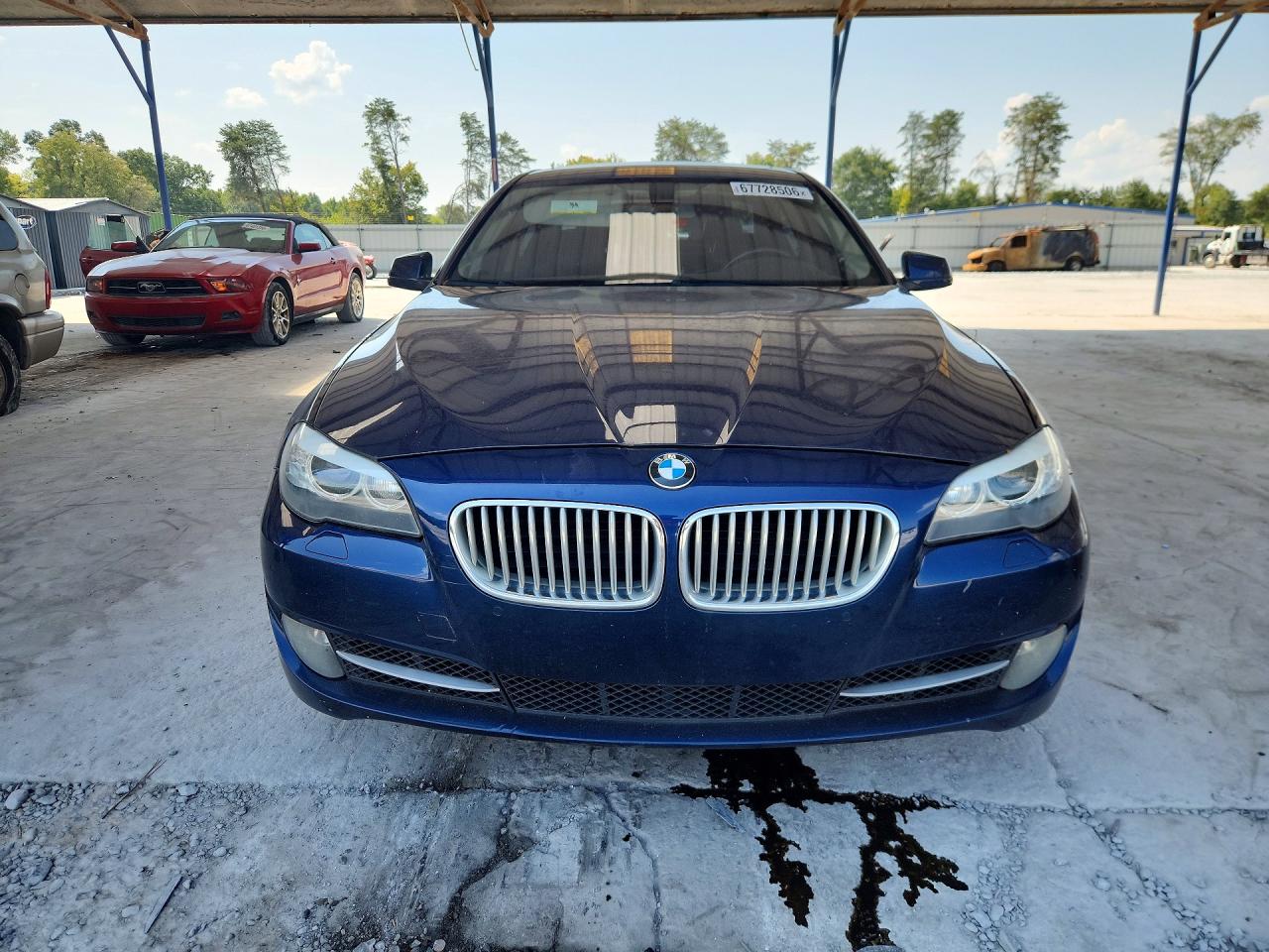 2013 Bmw 550 I Синий vin: WBAFR9C52DD226659