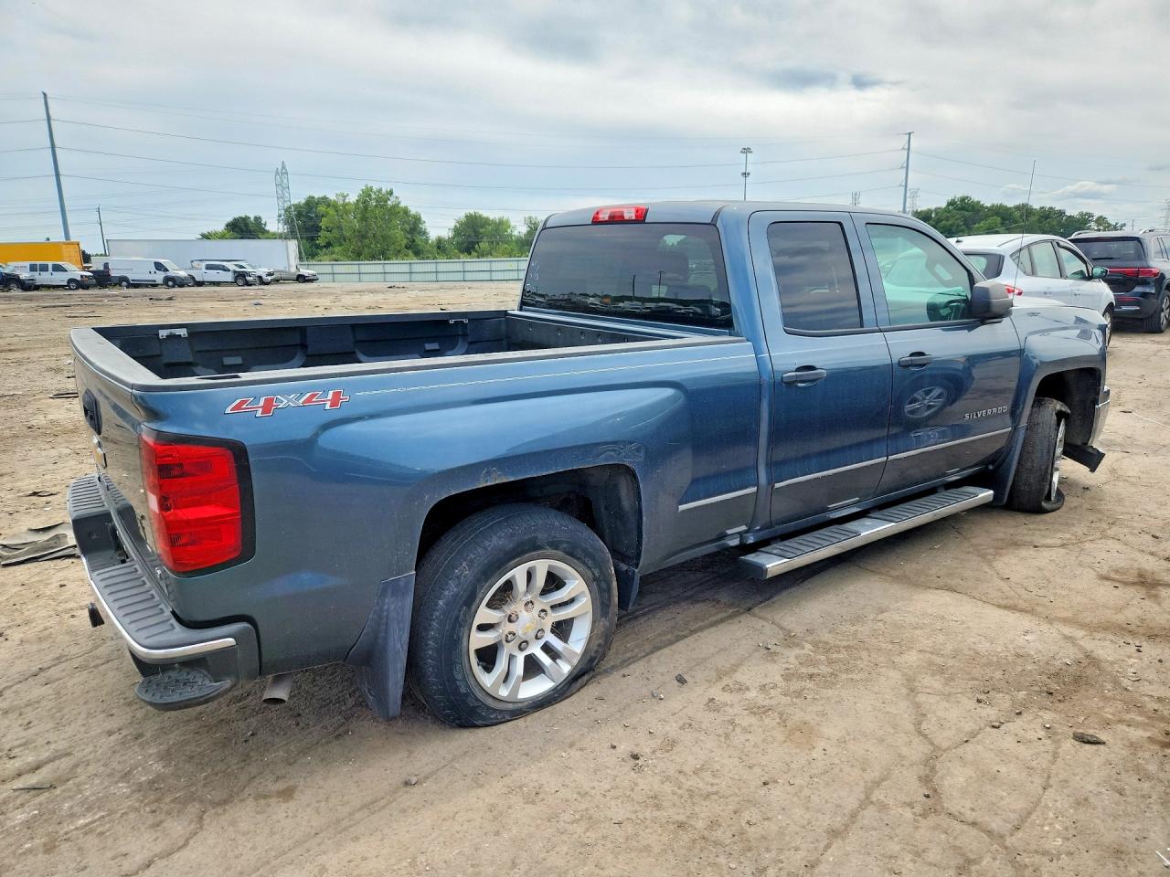 2014 Chevrolet Silverado K1500 Lt Blue vin: 1GCVKREH5EZ123928