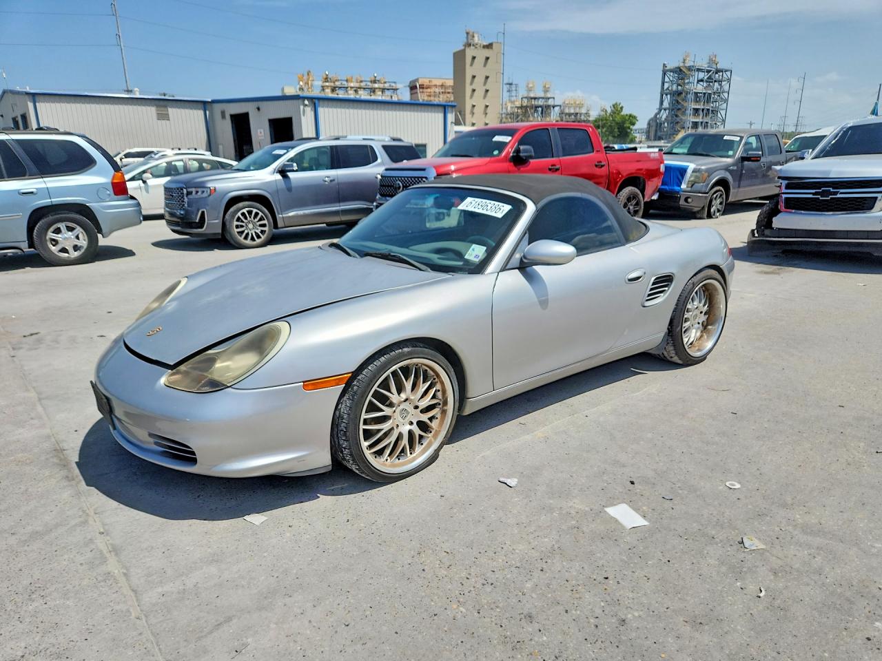 2003 Porsche Boxster Silver vin: WP0CA29813U622456