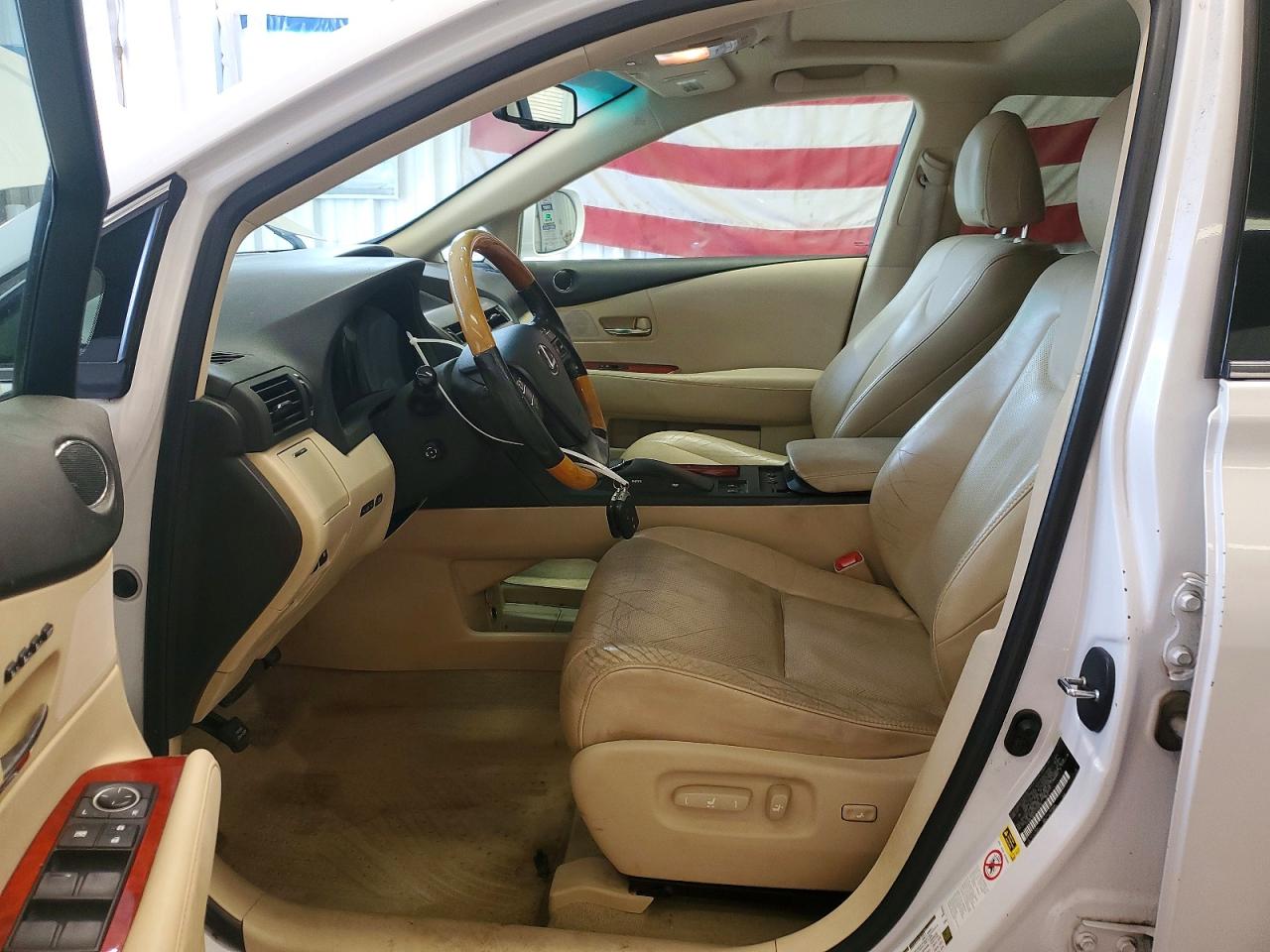 2012 Lexus Rx 350 White vin: 2T2BK1BA2CC125036