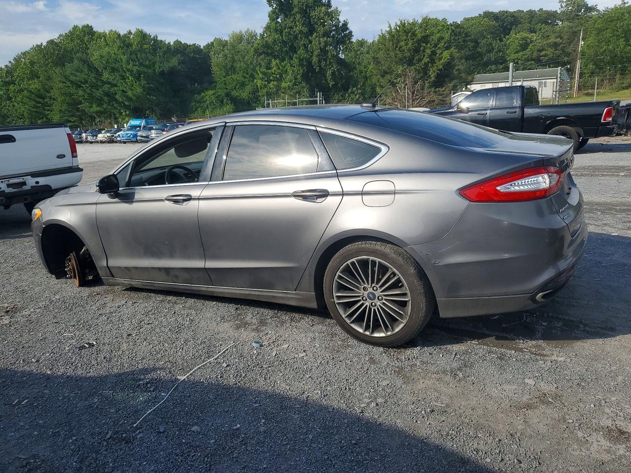 2013 Ford Fusion Se Gray vin: 3FA6P0H9XDR157913