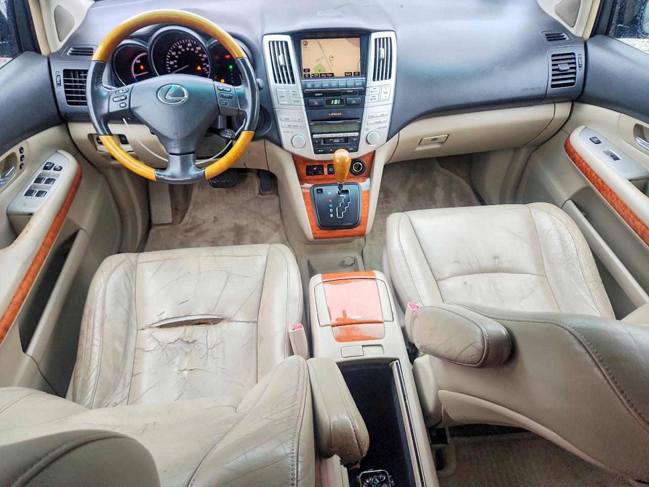 2008 Lexus Rx 400h Black vin: JTJHW31U982069688