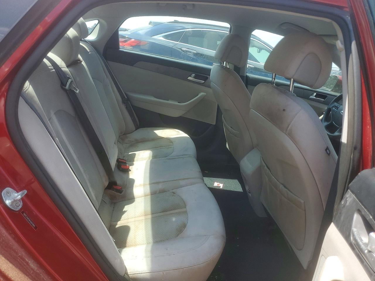 2015 Hyundai Sonata Se Red vin: 5NPE24AF9FH054905