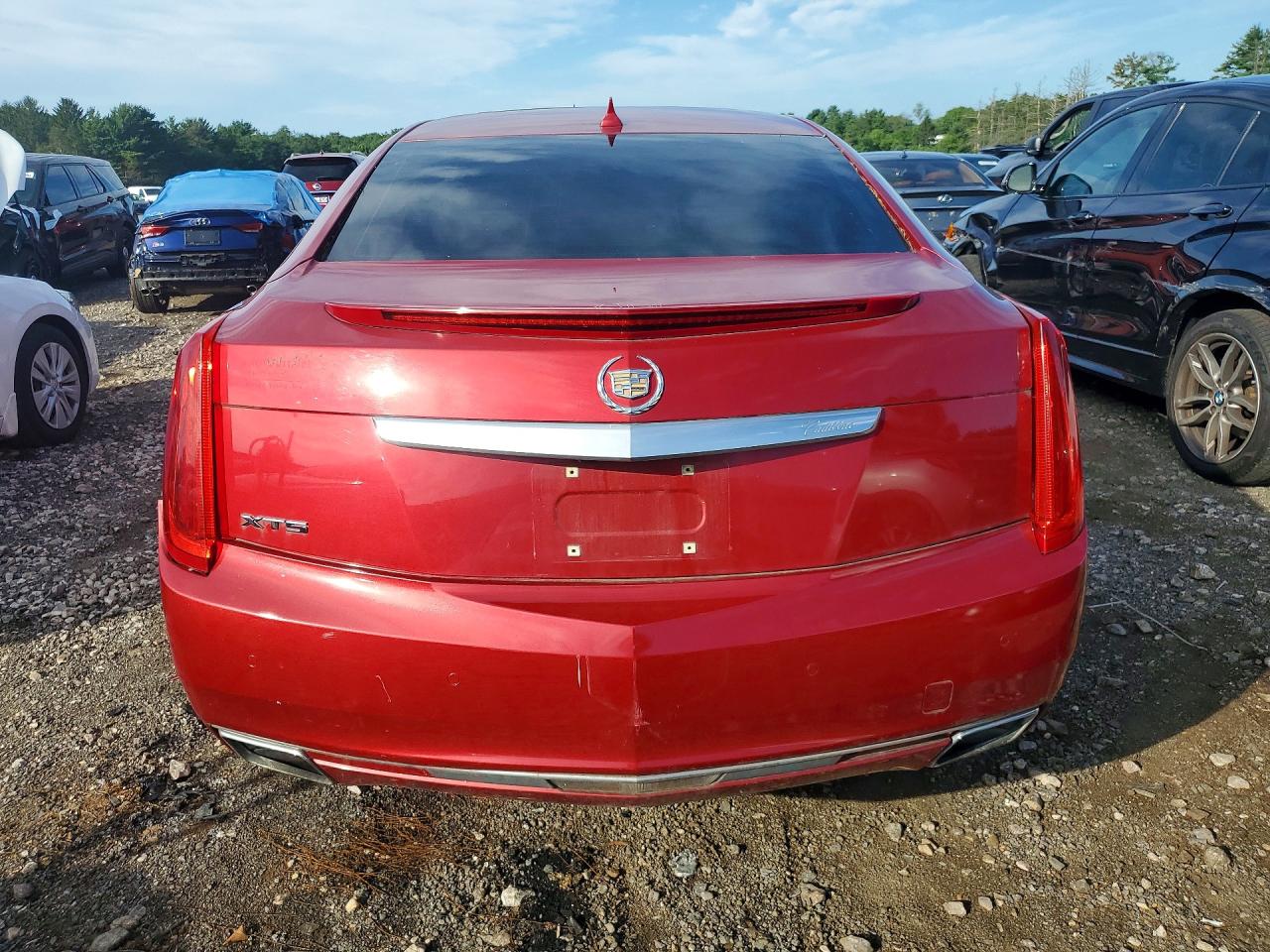 2013 Cadillac Xts Premium Collection Red vin: 2G61S5S36D9160983