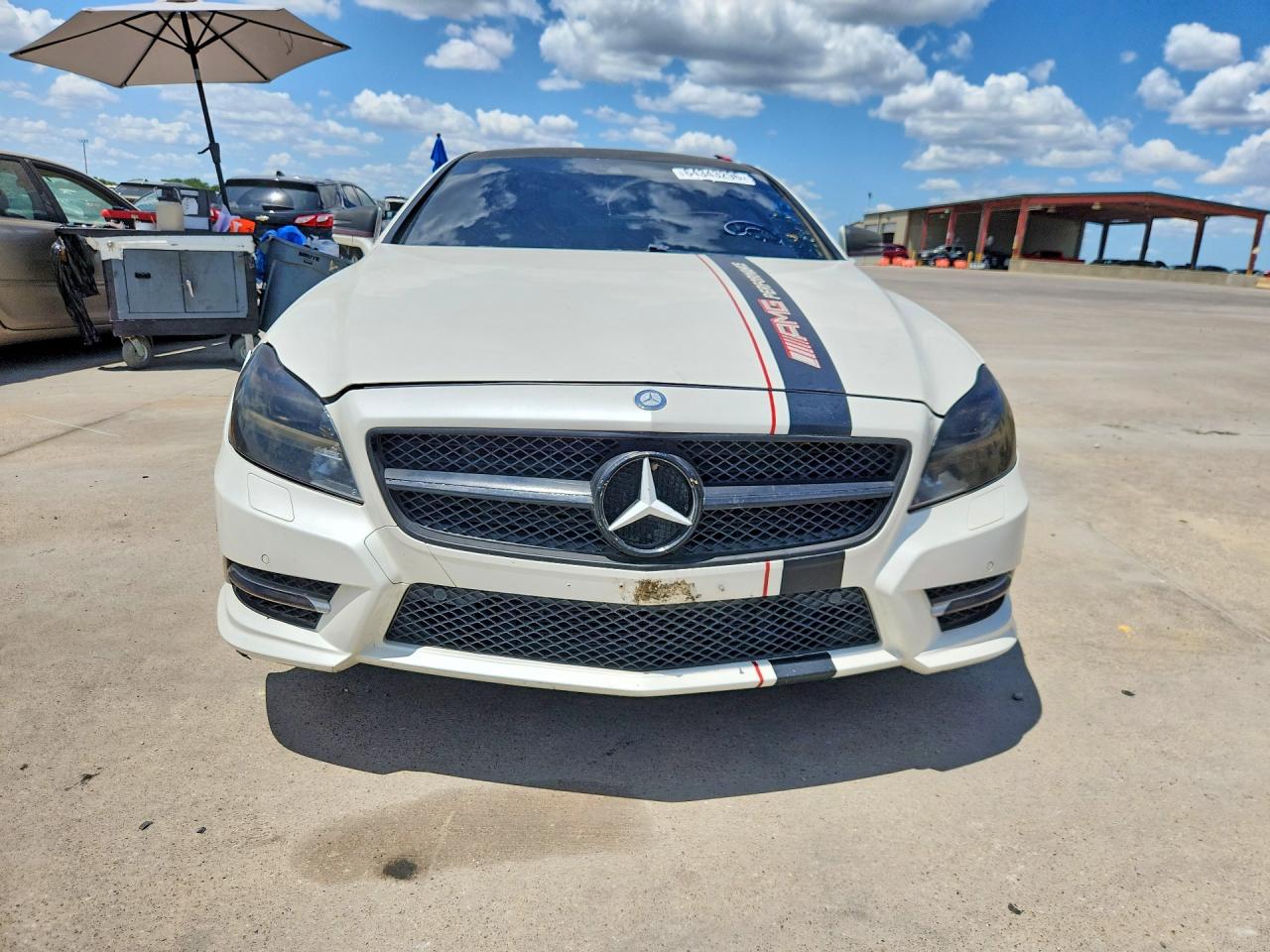 2014 Mercedes-benz Cls 550 White vin: WDDLJ7DB7EA109965