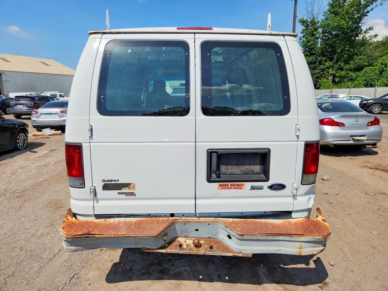 2013 Ford Econoline E250 Van White vin: 1FTNE2EW3DDA42970