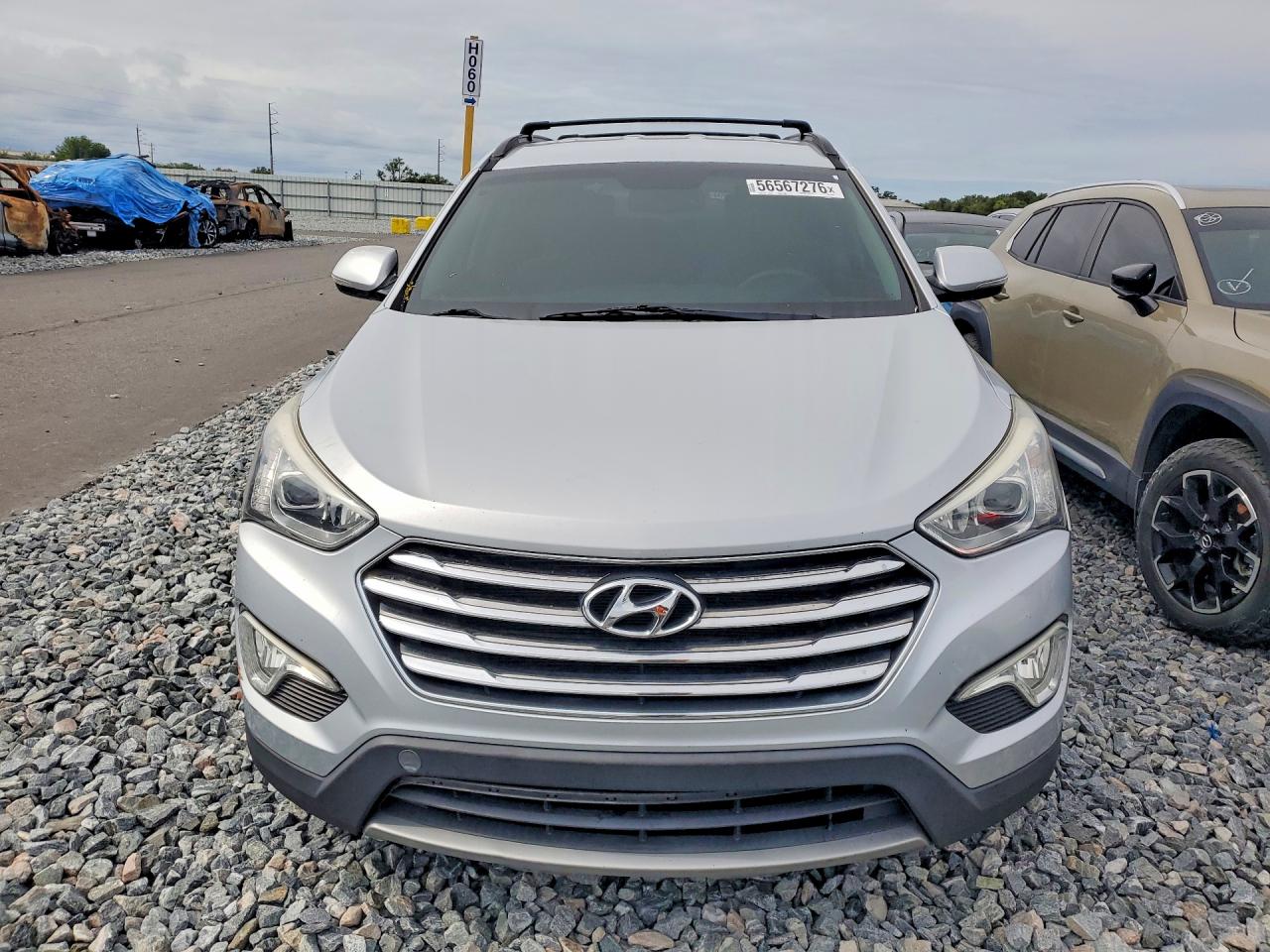 2015 Hyundai Santa Fe Limited Silver vin: KM8SN4HF1FU114225