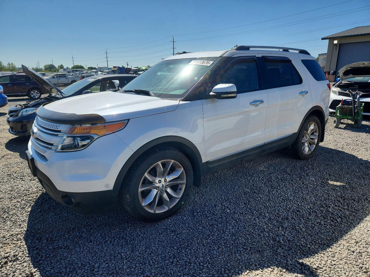 2012 Ford Explorer Limited Белый vin: 1FMHK8F88CGA02711