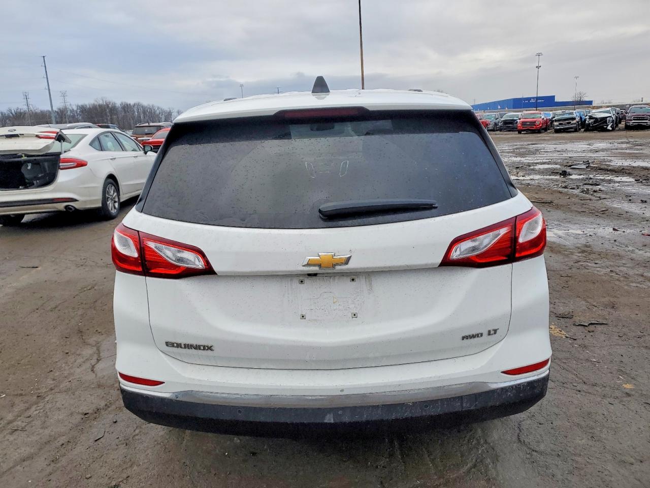 2018 Chevrolet Equinox Lt Белый vin: 2GNAXSEV6J6324361