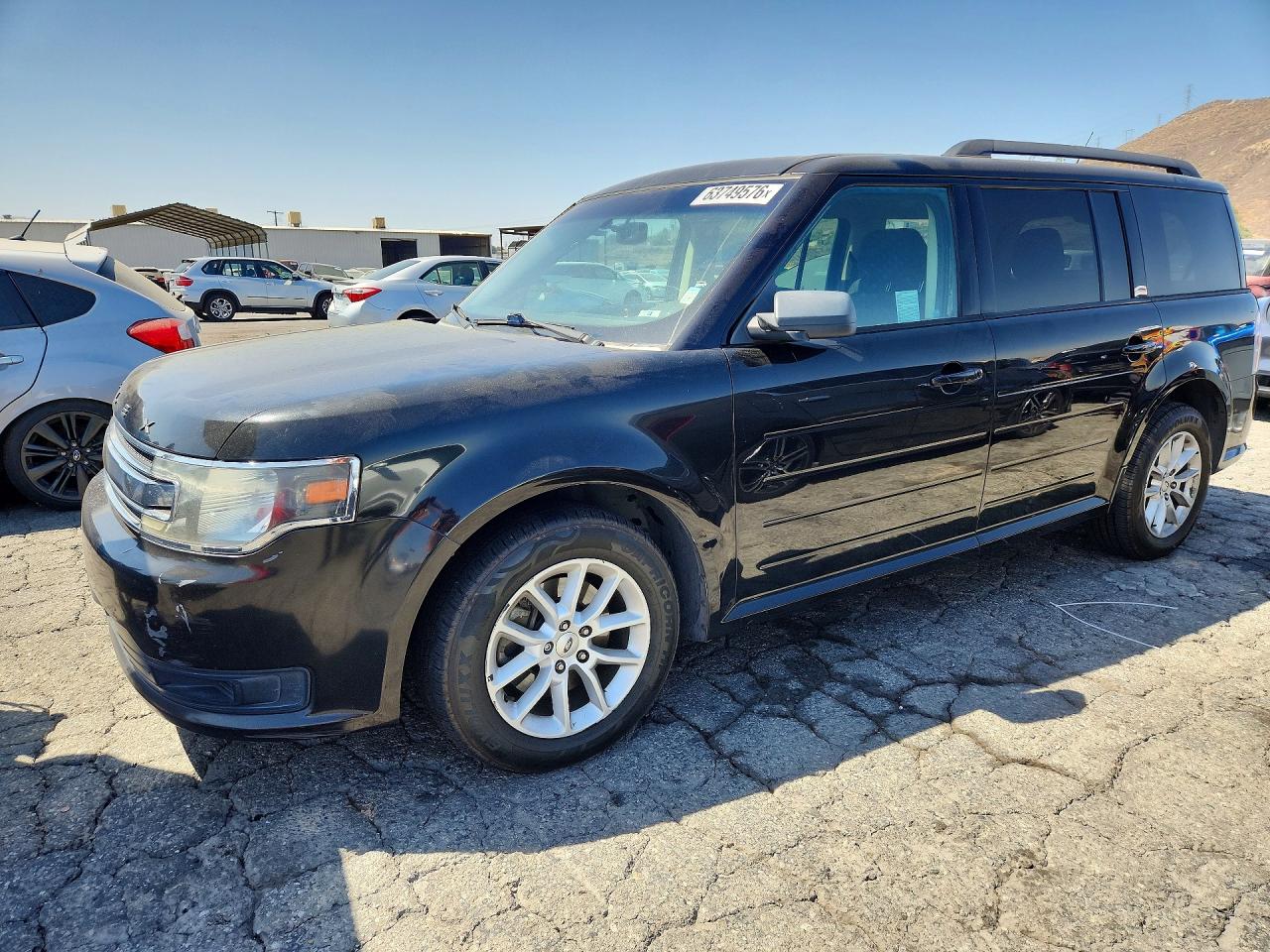 2013 Ford Flex Se Black vin: 2FMGK5B81DBD31324