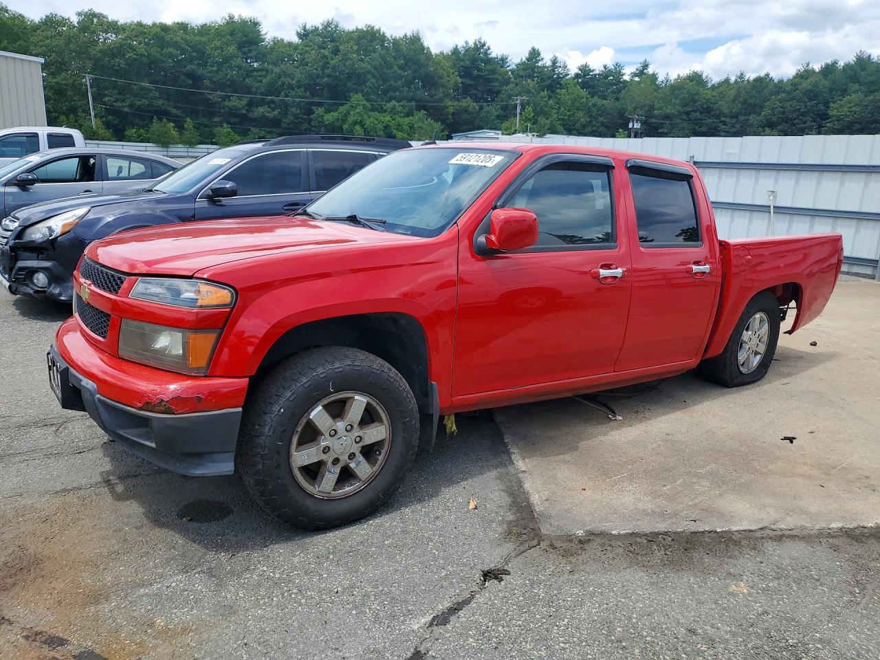 2011 Chevrolet Colorado Lt Красный vin: 1GCHTCFE1B8119517