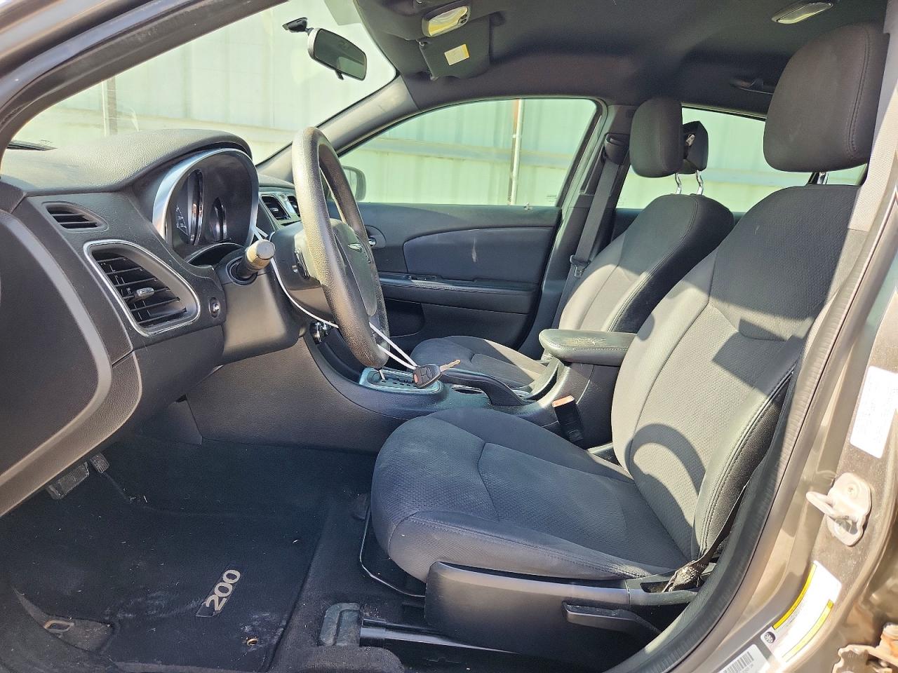 2012 Chrysler 200 Lx Gray vin: 1C3CCBAB5CN262186