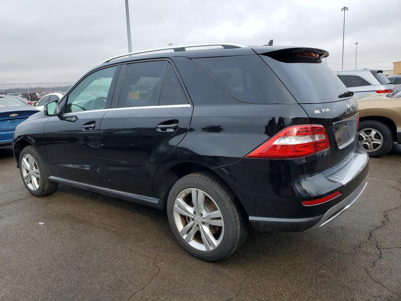 2014 Mercedes-benz Ml 350 4matic Black vin: 4JGDA5HB5EA290959