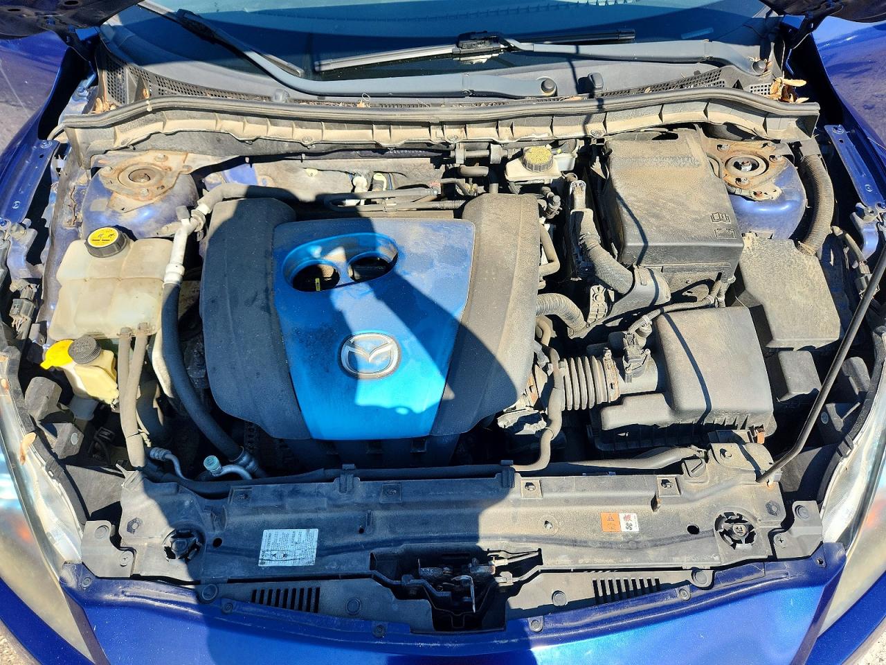 2012 Mazda 3 I Blue vin: JM1BL1L85C1544273