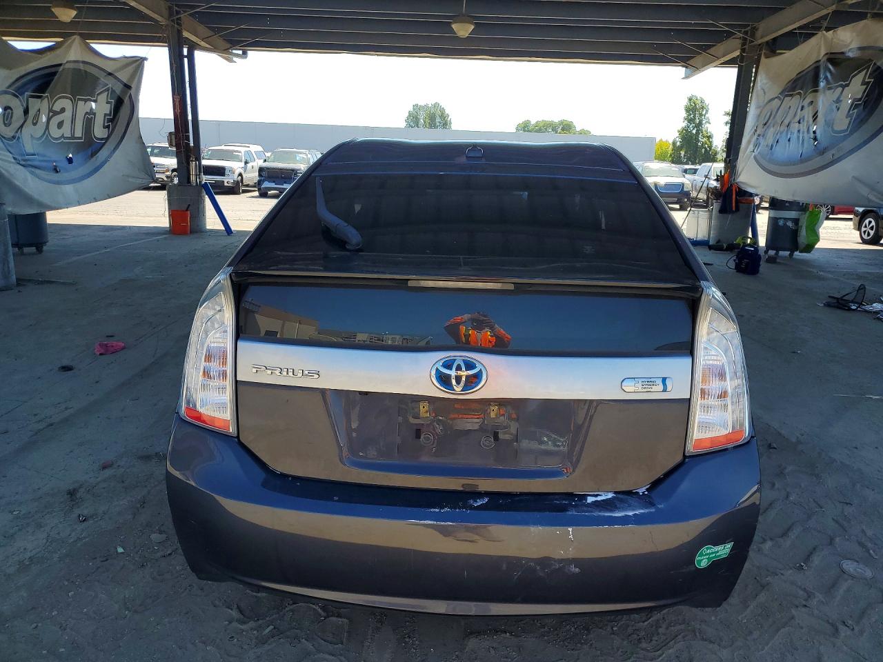 2014 Toyota Prius Plug-in Hybrid Base Gray vin: JTDKN3DP9E3054955