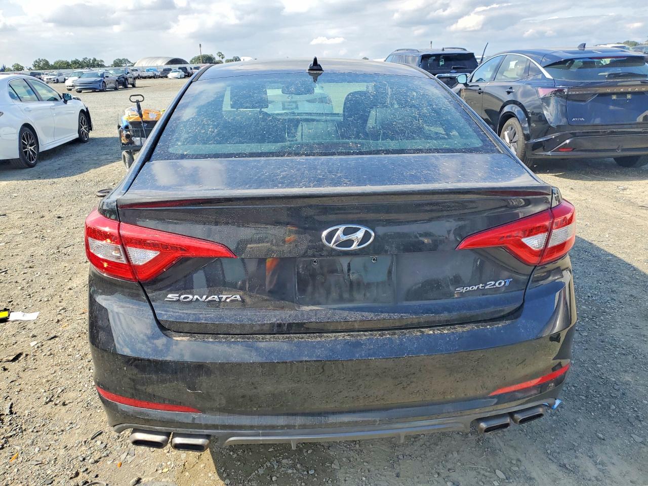 2016 Hyundai Sonata Sport 2.0t Black vin: 5NPE34ABXGH347997