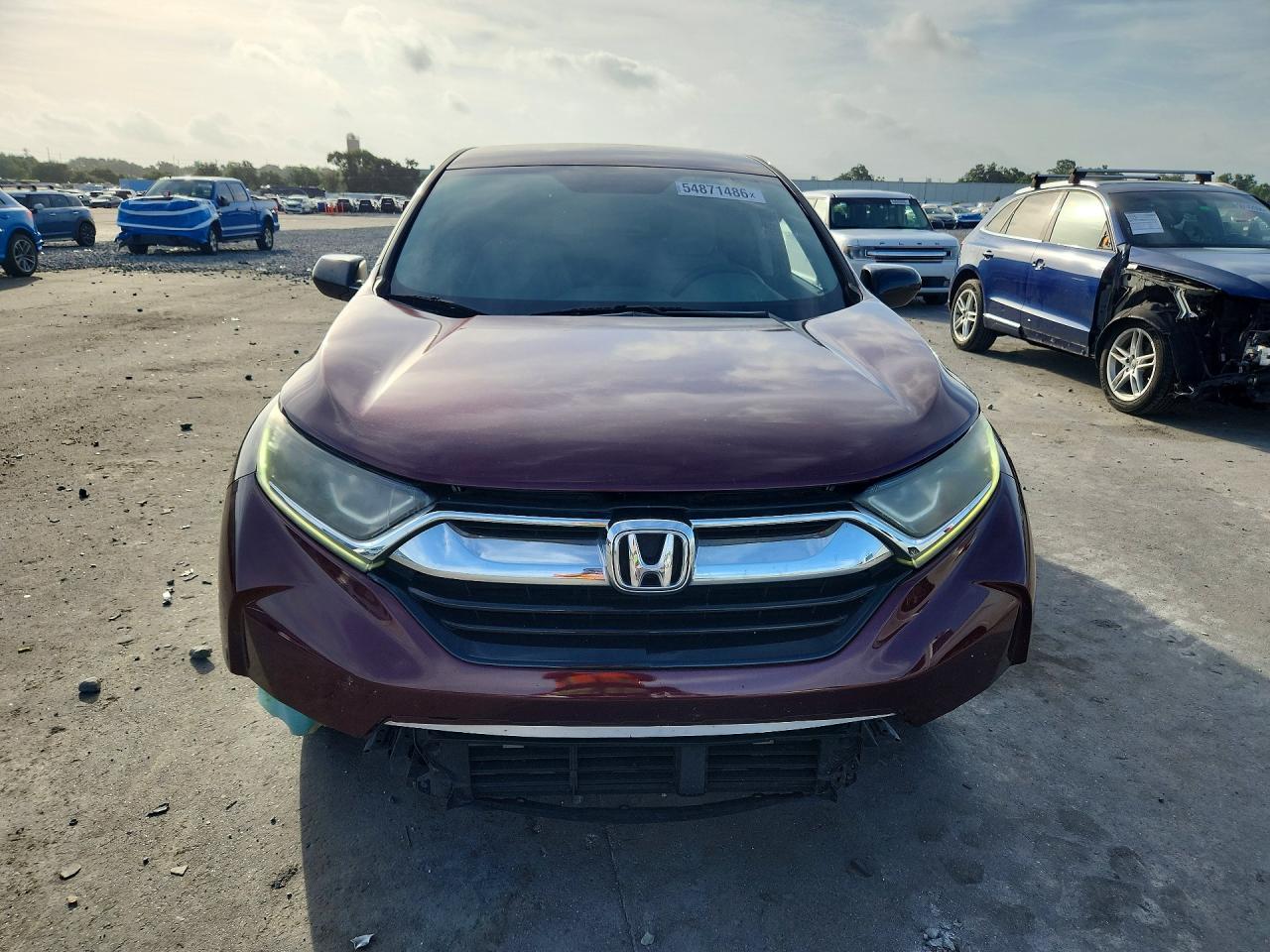 2018 Honda Cr-v Lx Red vin: 5J6RW5H32JL002991
