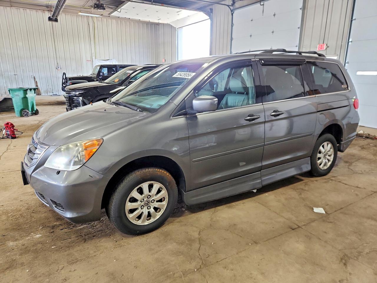 2009 Honda Odyssey Exl Gray vin: 5FNRL38779B013425