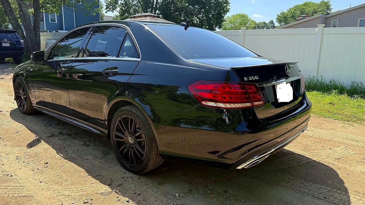 2014 Mercedes-benz E 350 4matic Black vin: WDDHF8JB3EB018896
