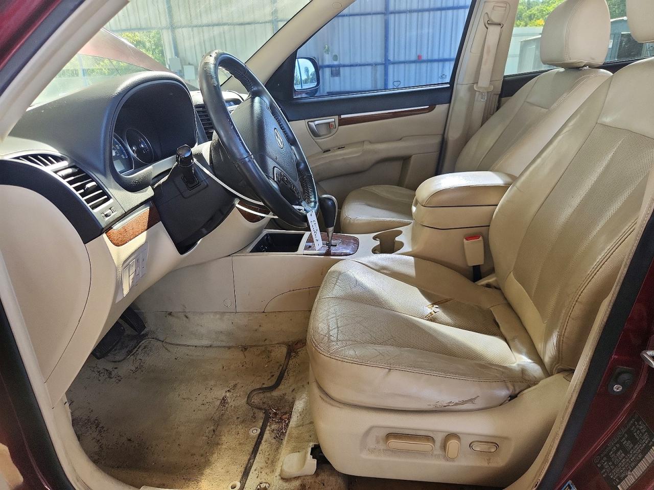 2009 Hyundai Santa Fe Limited Темно-бордовый vin: 5NMSH73E99H274361