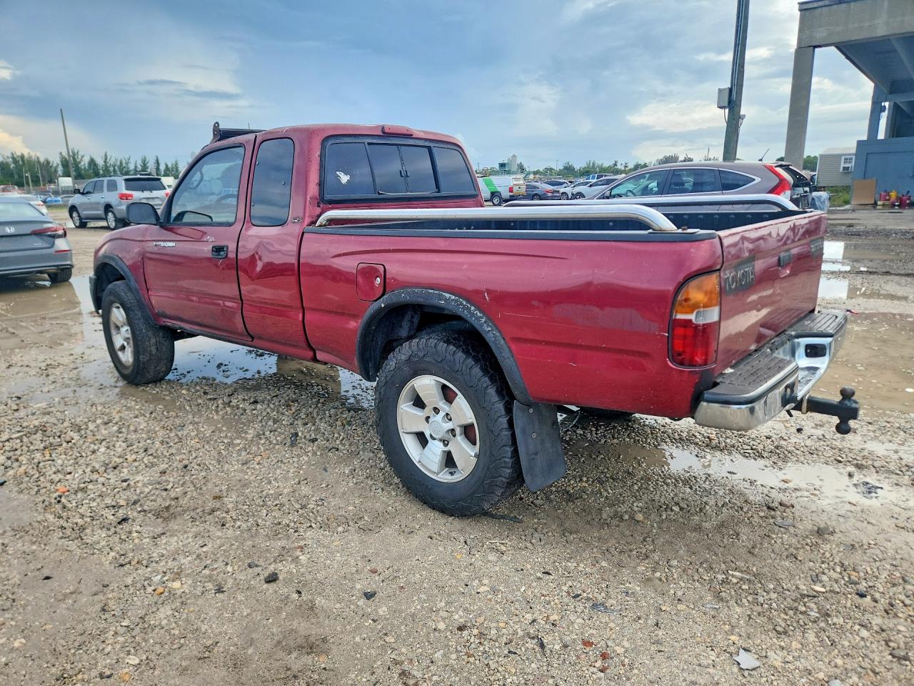 1999 Toyota Tacoma Xtracab Prerunner Red vin: 4TASM92N3XZ461995