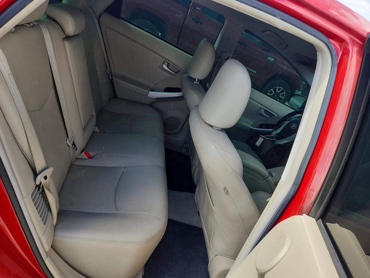 2011 Toyota Prius Four Red vin: JTDKN3DU1B0251914
