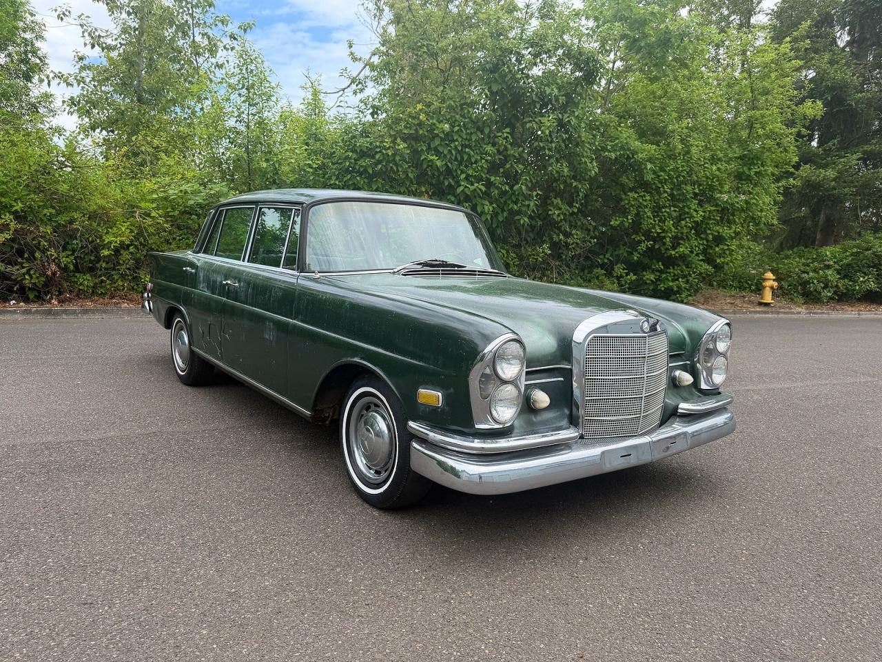 1968 Mercedes-benz 230s Automatic Green vin: 11101012108481