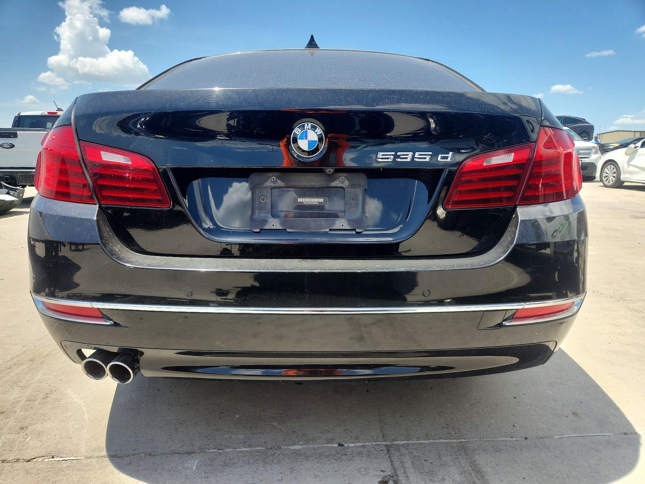2014 Bmw 535 D Black vin: WBAXA5C58ED690352