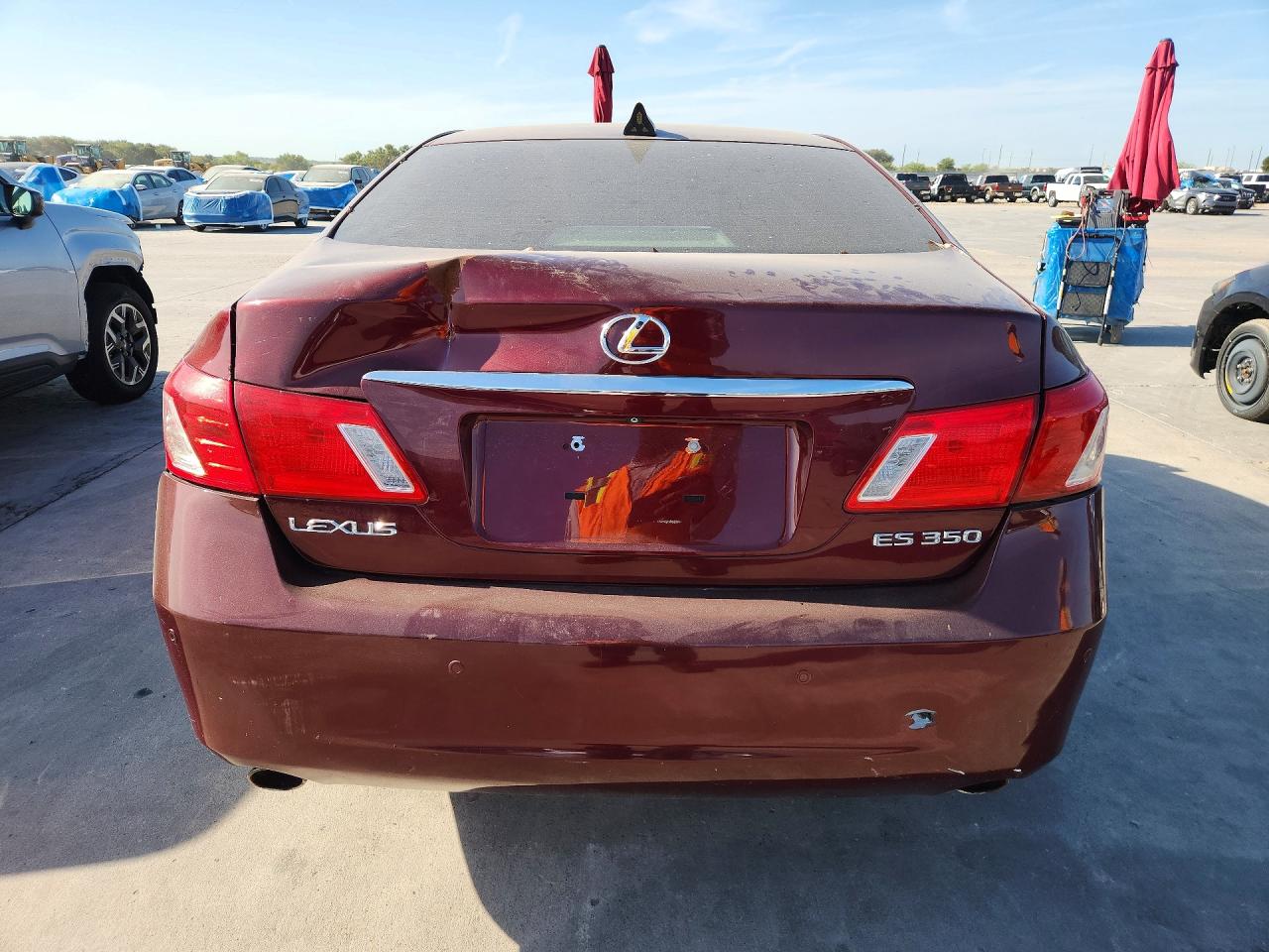 2008 Lexus Es 350 Burgundy vin: JTHBJ46G382223164