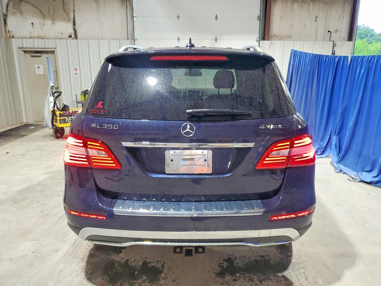 2012 Mercedes-benz Ml 350 4matic Blue vin: 4JGDA5HB4CA033322