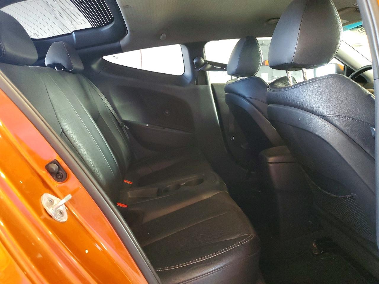 2013 Hyundai Veloster Turbo Orange vin: KMHTC6AE7DU143328
