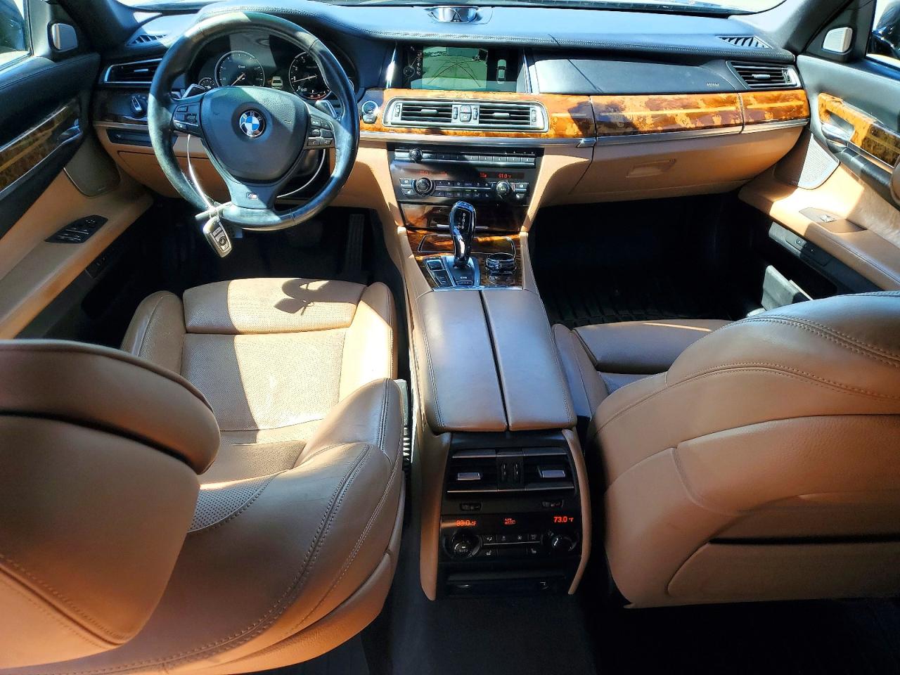 2014 Bmw 750 Lxi Blue vin: WBAYF8C59ED141850