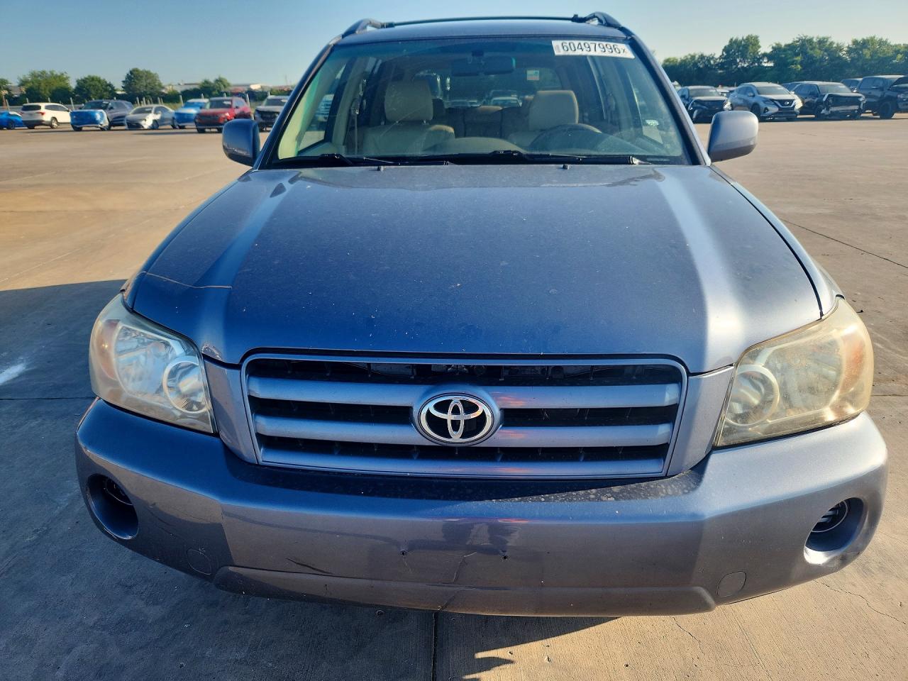 2006 Toyota Highlander Limited Blue vin: JTEGP21A760097943